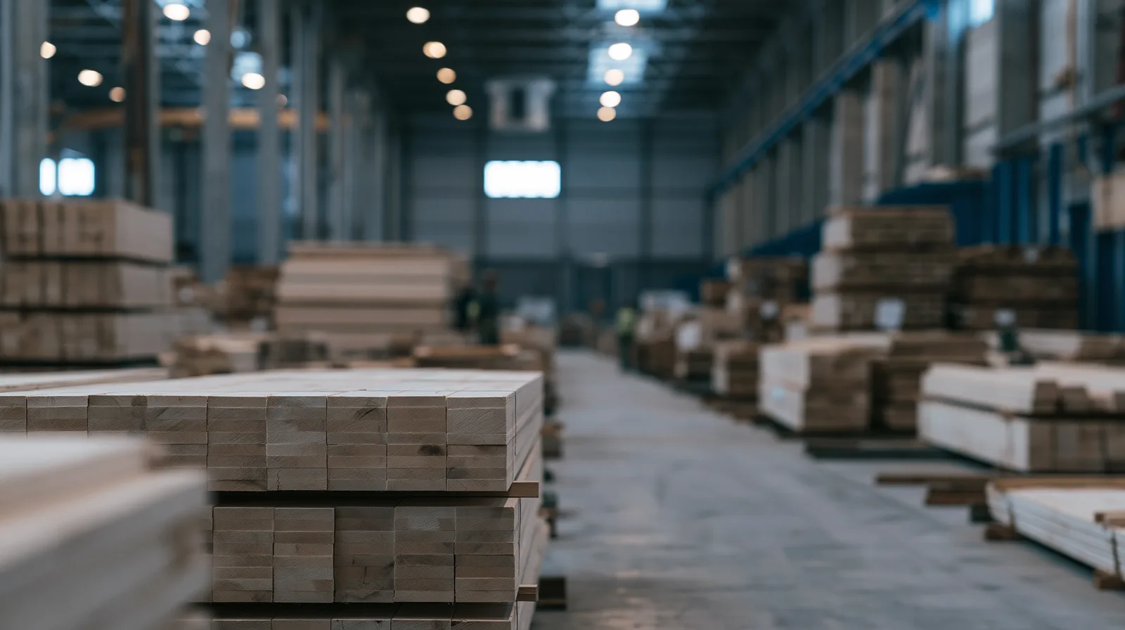 Lumber and building-material supplier yard